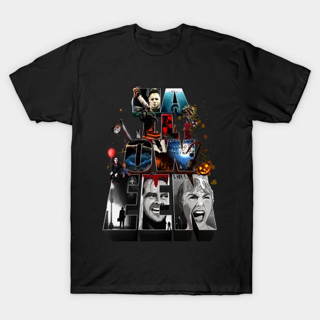 Horror Movies T-Shirt by JustRalphy